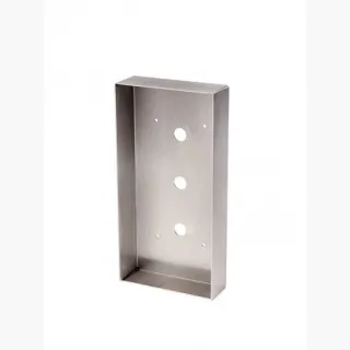 Cadre Saillie Inox Avec Visière Pour Platine Vidéo 1 Bouton D'Appel Jpdvfl