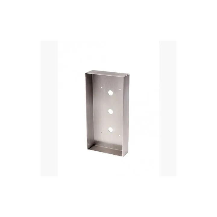 Cadre Saillie Inox Avec Visière Pour Platine Vidéo 1 Bouton D'Appel Jpdvfl
