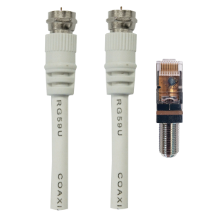Cordon Balun F/Rj De 2 Metres
