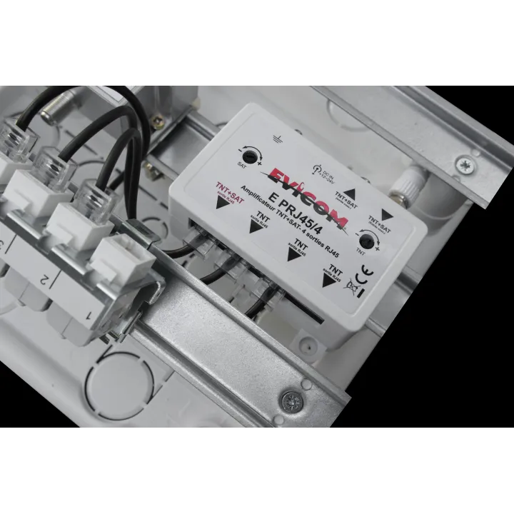 Amplificateur Hf/Rj45 Pour Distribution Sur Réseau Ethernet
