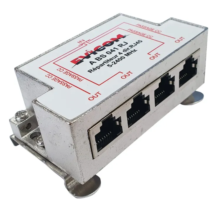 Répartiteur Ulb 4 Direction Rj45 (Rail Din)