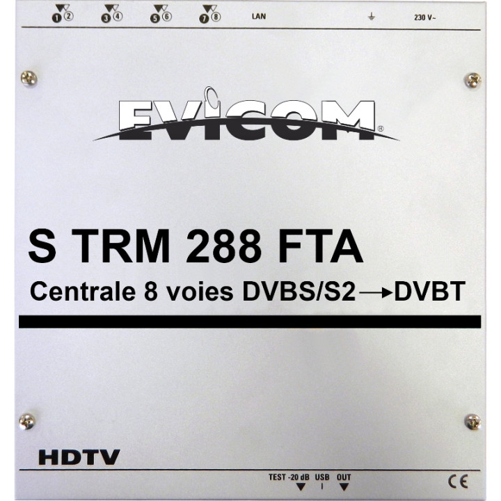 TRANSMODULATEUR 8 VOIES FREE TO AIR