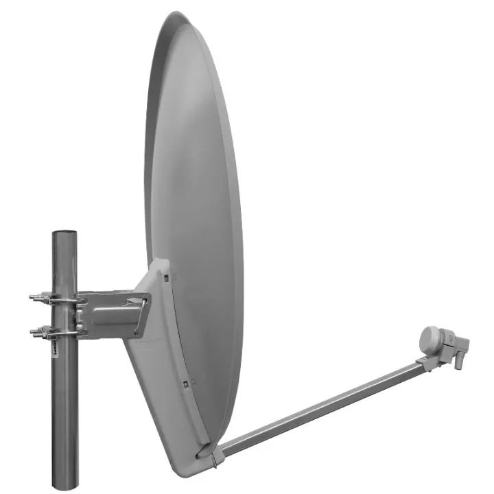 Parabole Acier Grise 80 Cm - Dim : 63 X 58 Cm