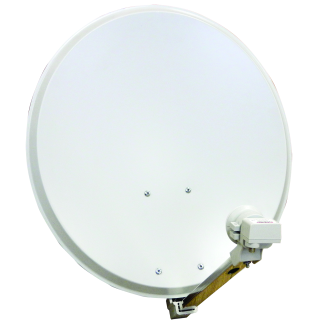 PARABOLE 65 CM ACIER + LNB UNI