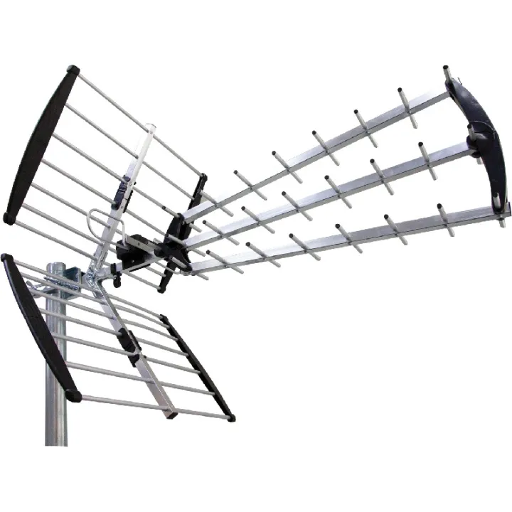 Antenne UHF triple nappes  25 dir. avec filtre LTE 5G intégré, gain 12-18 dB