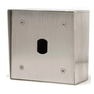 Boîtier Inox Encastré, Avec Perçage Au Diamètre 25 Mm Pour Lecteur Vigik+