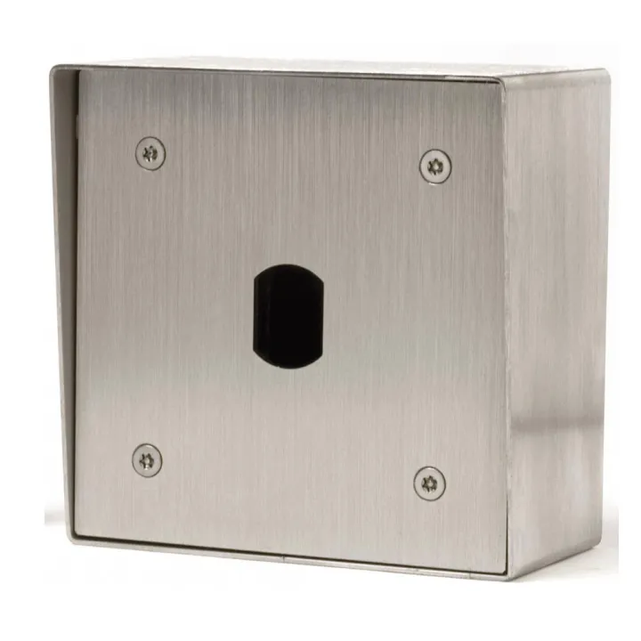 Boîtier Inox Encastré, Avec Perçage Au Diamètre 25 Mm Pour Lecteur Vigik+
