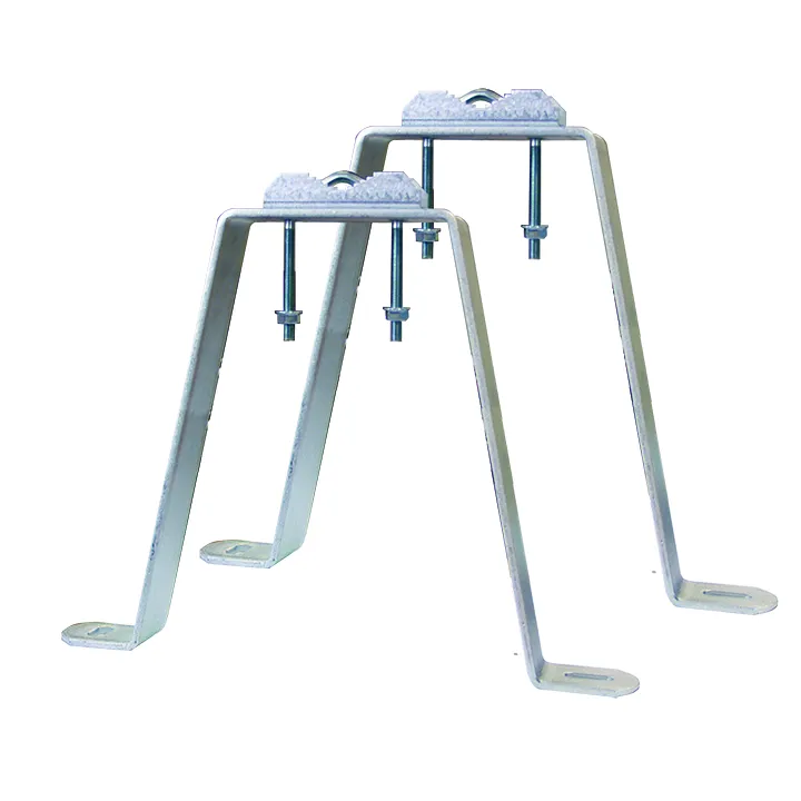 Fixation Murale En M Avec Déport De 45 Cm (Zinc Bichromaté)