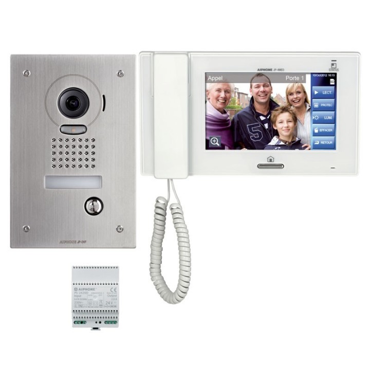 Kit Vidéo Encastré Comprenant:1 Platine Jpdvf 1 Moniteur Jp4Med