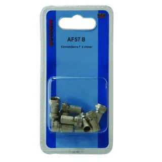Connecteur F À Visser Pour V17Vatc - Blister De 10 Pcs