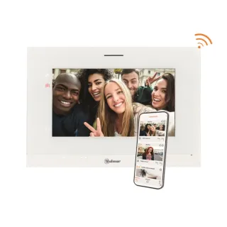 Moniteur Vidéo Couleur Art7 Mains Libres Tactile 7''Abs Blc. Wifi (Mémoire)(G2P)
