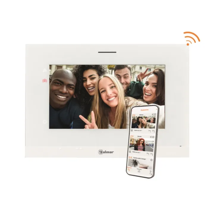 Moniteur Vidéo Couleur Art7 Mains Libres Tactile 7''Abs Blc. Wifi (Mémoire)(G2P)