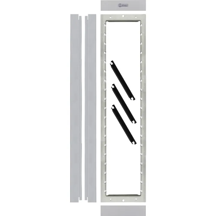 Cadre De Fixation Nexa Alu 4 Modules Verticaux Avec Vis Et Outils