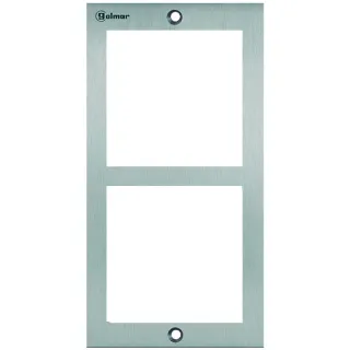 Cadre De Fixation Nexa Inox 2 Modules Verticaux, Vis Et Outils, Finition Inox