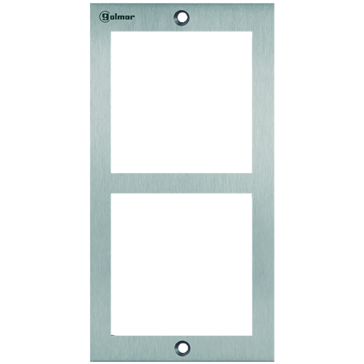 Cadre de montage inox 316 L, 2 modules NEXA inox - Livré avec vi