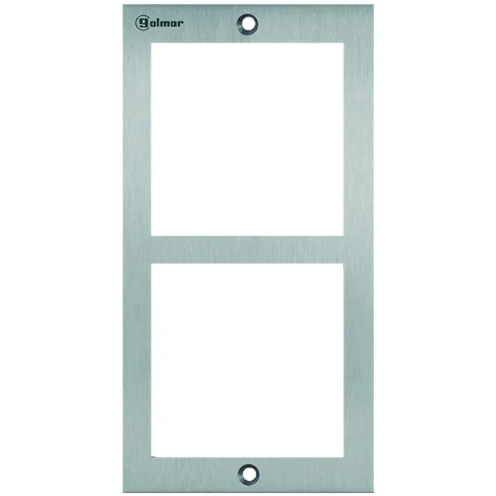 Cadre De Fixation Nexa Inox 2 Modules Verticaux, Vis Et Outils, Finition Inox