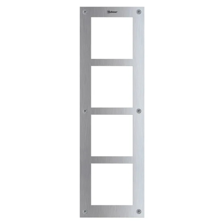 Cadre De Fixation Nexa Inox 4 Modules Verticaux, Vis Et Outils, Finition Inox