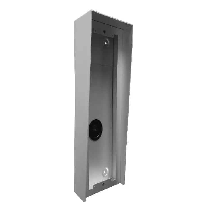Boîtier Saillie Avec Visière Nexa Inox 4 Modules Sur 1 Colonne, Finition Inox