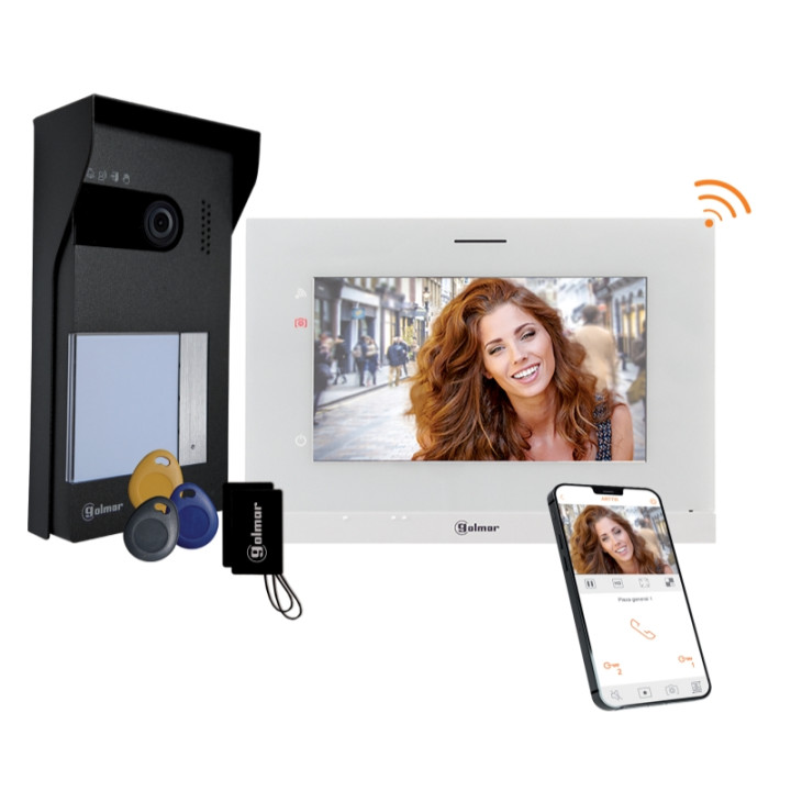 Kit vidéo SOUL couleur 2 fils non polarisé WIFI 1 appel-conte(*)