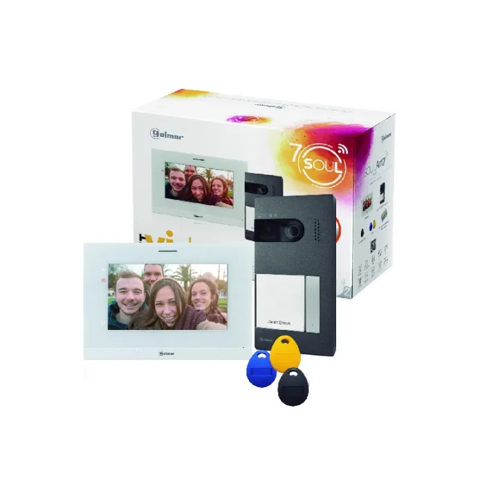 Kit Vidéo Soul 1 Appel Avec Moniteur Wifi Art7W (Mémoire + Contrôle Accès)