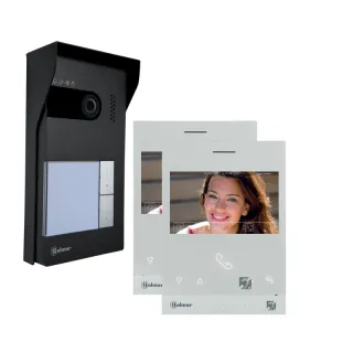 Kit Vidéo Soul 2 Appels Avec Moniteurs Art4H/L (Bm + Contrôle D'Accès)