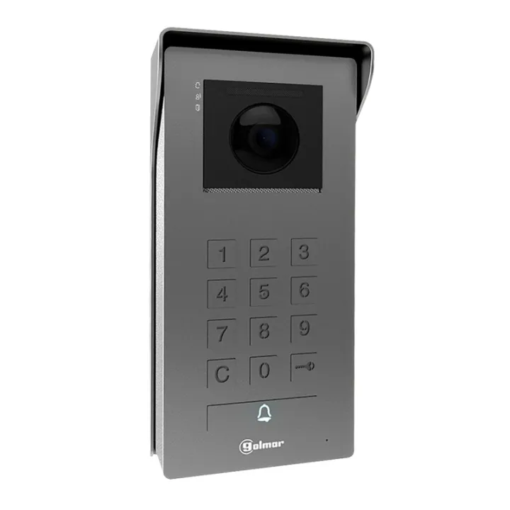 Platine Kit Soul Access Zamac Vidéo + Visière 1 Bouton. Avec Clavier 40 Codes
