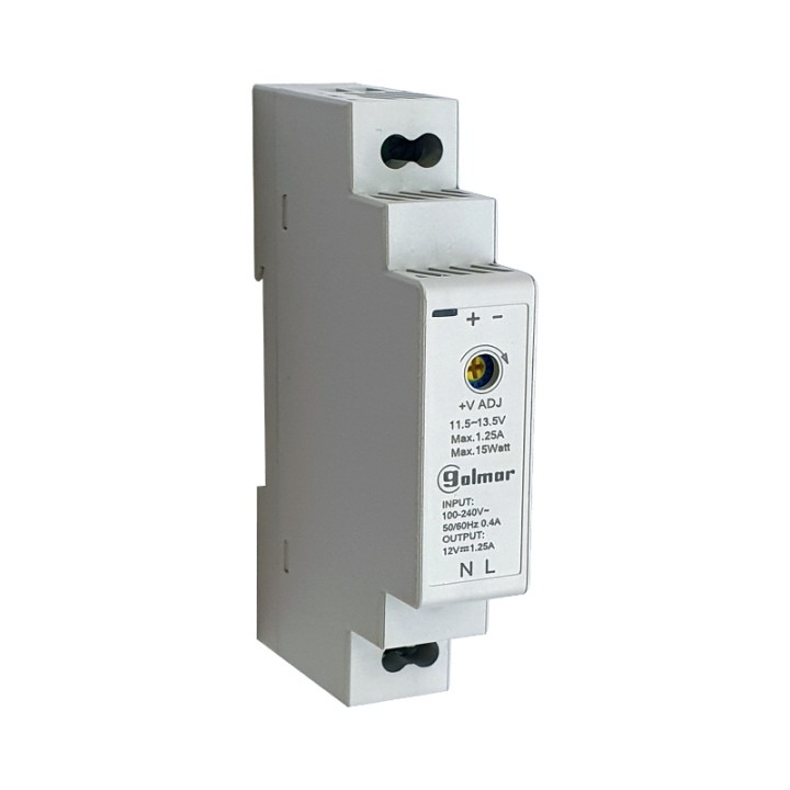 Alimentation Modulaire 12 Vcc / 1,25 A, 1 Module Din