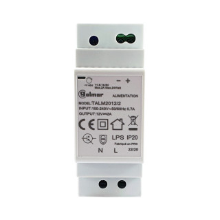 Alimentation Modulaire 12 Vcc / 2.0 A, 2 Modules Din