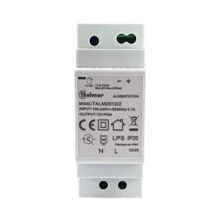 Alimentation Modulaire 12 Vcc / 2.0 A, 2 Modules Din