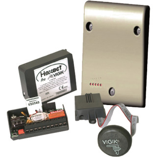 Centrale de contrôle d'accès VIGIK®/résidents mono-porte temps r