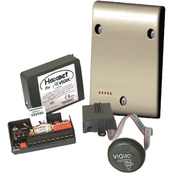 Centrale de contrôle d'accès VIGIK®/résidents mono-porte temps r