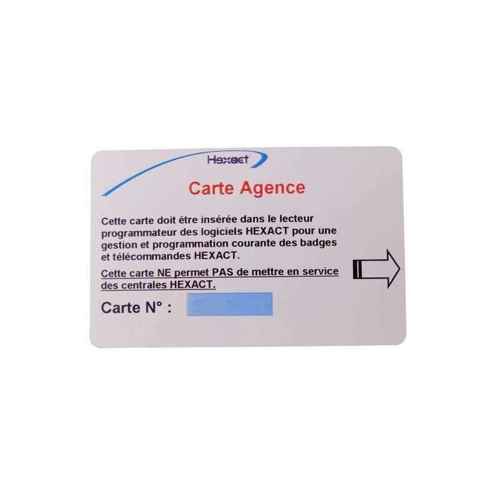 Carte Agence Pour Compte Hexact Web San Logo