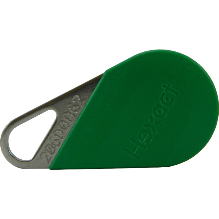 Badge de proximité vert MIFAIRE 13.56 MHz (HEXACT)*