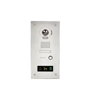 Platine Vidéo Inox Encastrée, 1 Bp, Pictos, Synthèse Vocale Pour Jp4Med