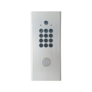 Clavier 50 Codes Encastré, 1 Relais. Alu Avec Touches Métal + T25