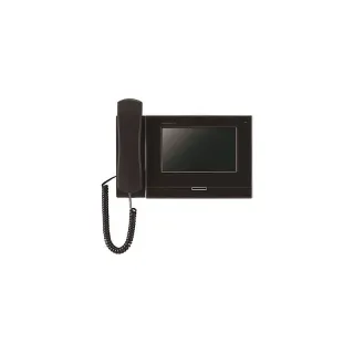 Poste Maître Vidéo Ip Noir, Mains Libres & Combiné, Sip, Écran Tactile 7''