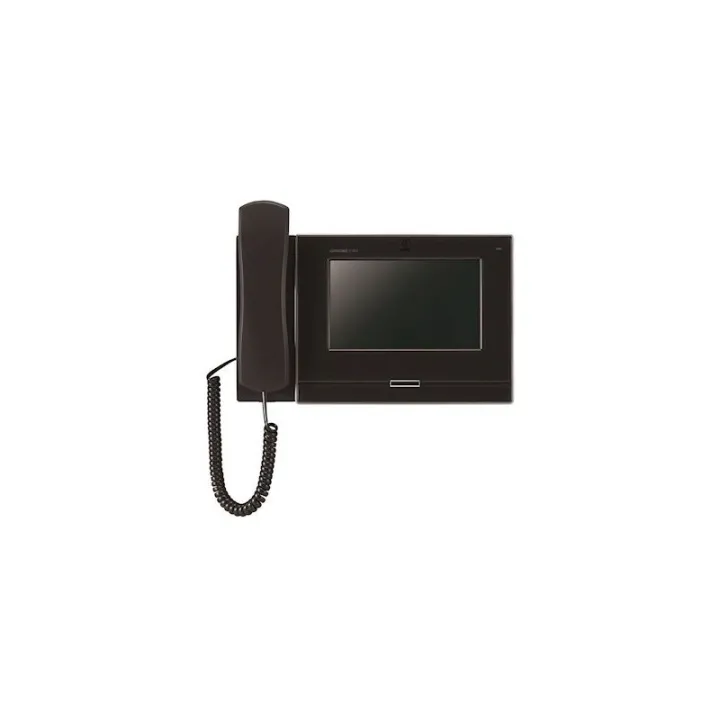 Poste Maître Vidéo Ip Noir, Mains Libres & Combiné, Sip, Écran Tactile 7''