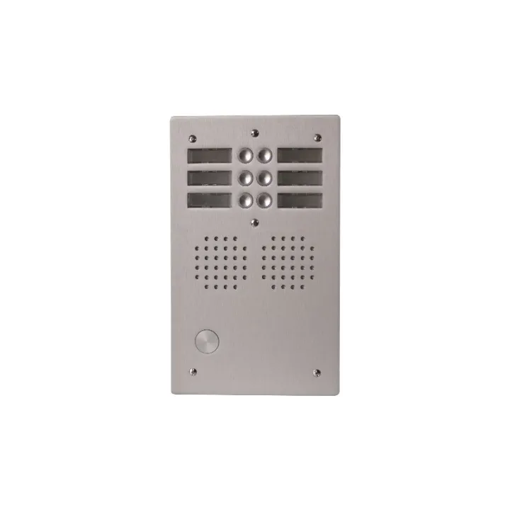 Platine Monobloc Hr Alu Audio Analogique (1+N) 2 Rangées 6 Boutons