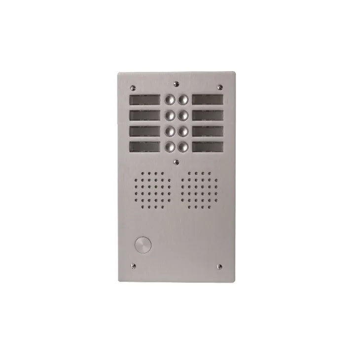 Platine Monobloc Hr Alu Audio Analogique (1+N) 2 Rangées 8 Boutons