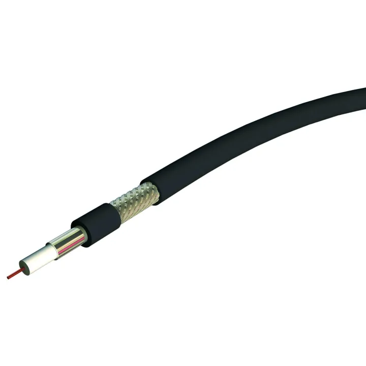Câble Coax 11Db 75Ohms Pe Noir Ext Classe A T500M