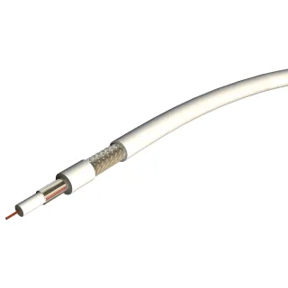Câble Coax 11Db 75Ohms Pvc Blanc Int Classe A T250M