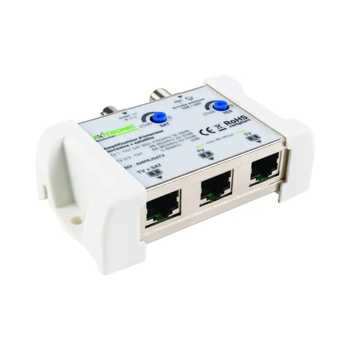 Amplificateur Interieur Ter+Sat 1E/3S 20Db