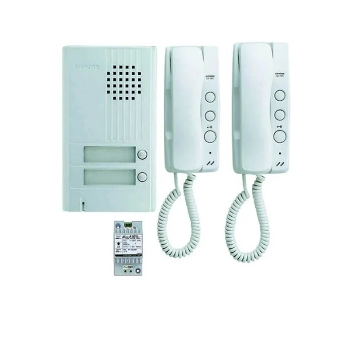 Kit Audio 2 Bp, 2 Combinés Et 1 Alimentation (Da2Ds+2Xda1Md+Pt1211Dr), 2 Fils Intégral