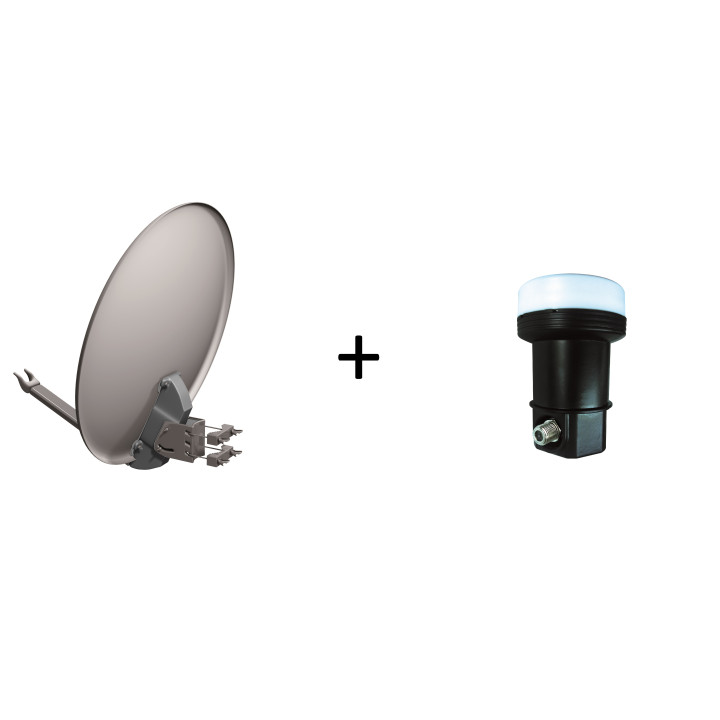 Kit Para Acier 60Cm+Lnb Single
