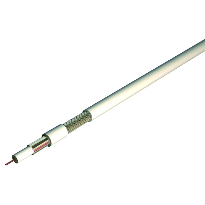 Câble Coax 17Db 75Ohms Pvc Blanc Int Classe B T500M