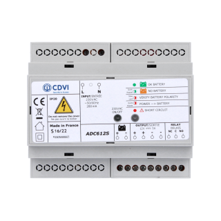 Alimentation À Découpage 12V Dc 5A Secourable 7Ah ? 6 Modules Rail Din Protégés