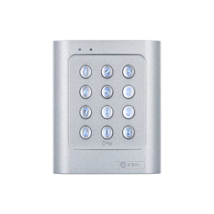 Clavier Codé Digicode® Alliage D’Aluminium - 2 Relais 12 À 48V Vdc