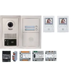 Pack Vidéo Programmé 2 Bp, Plat. Enc. Centrales, Distributeurs, Alim, 2 X Gt1M3L