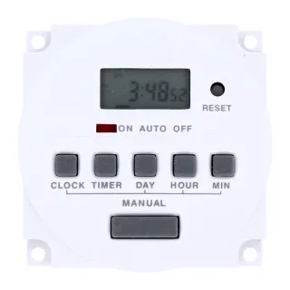 Horloge digitale 6 pas de programme 12V 