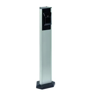 Colonnette H500 Mm Pour Photocellules, Clavier A Code, Lecteur De Bagdes